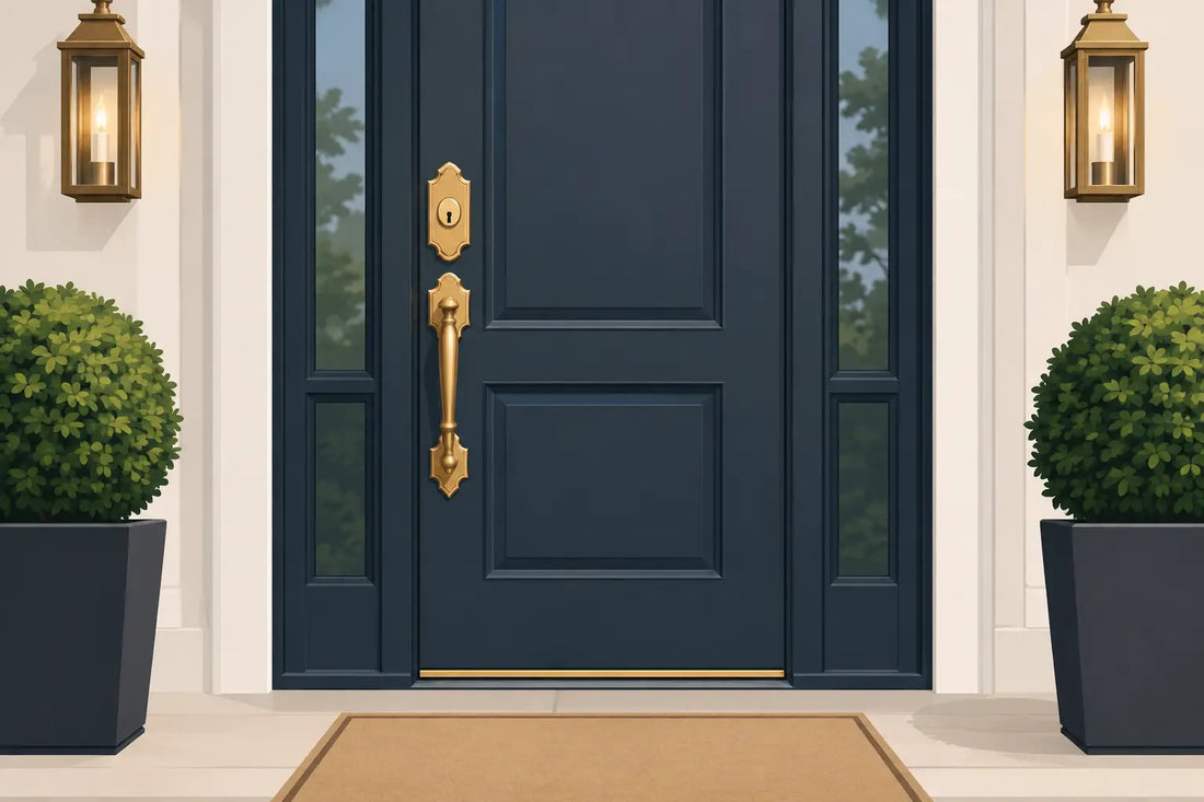 Ornate Door Hardware That Defines an Entrance