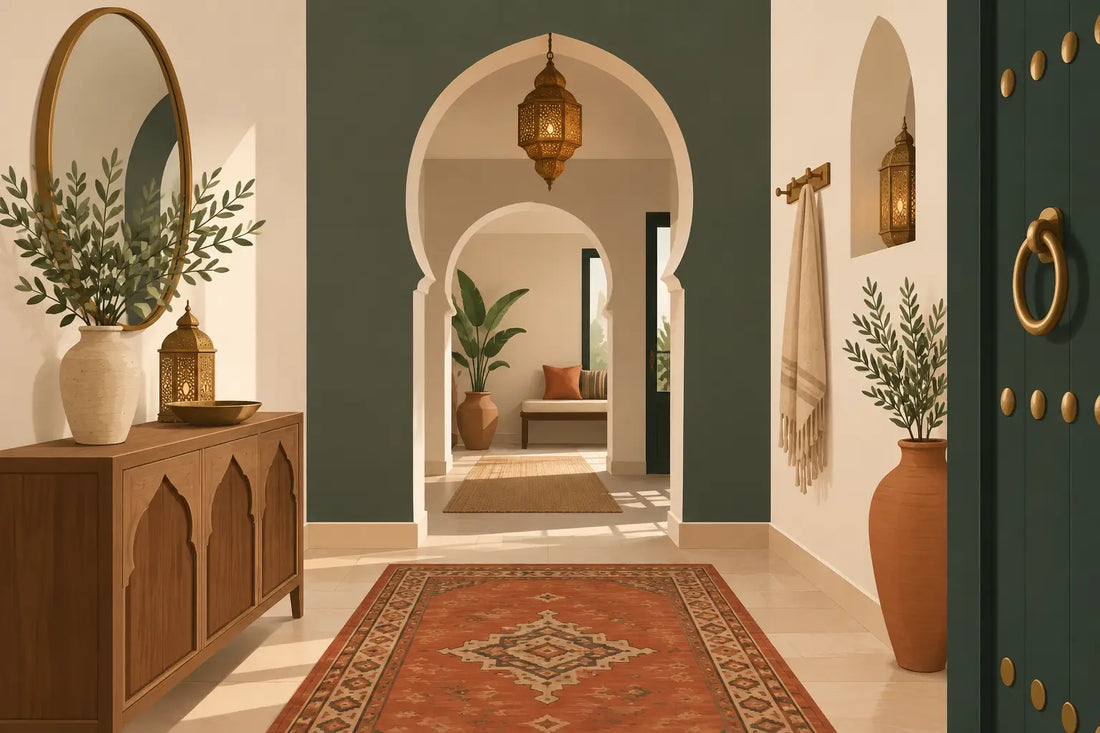 How to Style a Moroccan Entryway With Depth