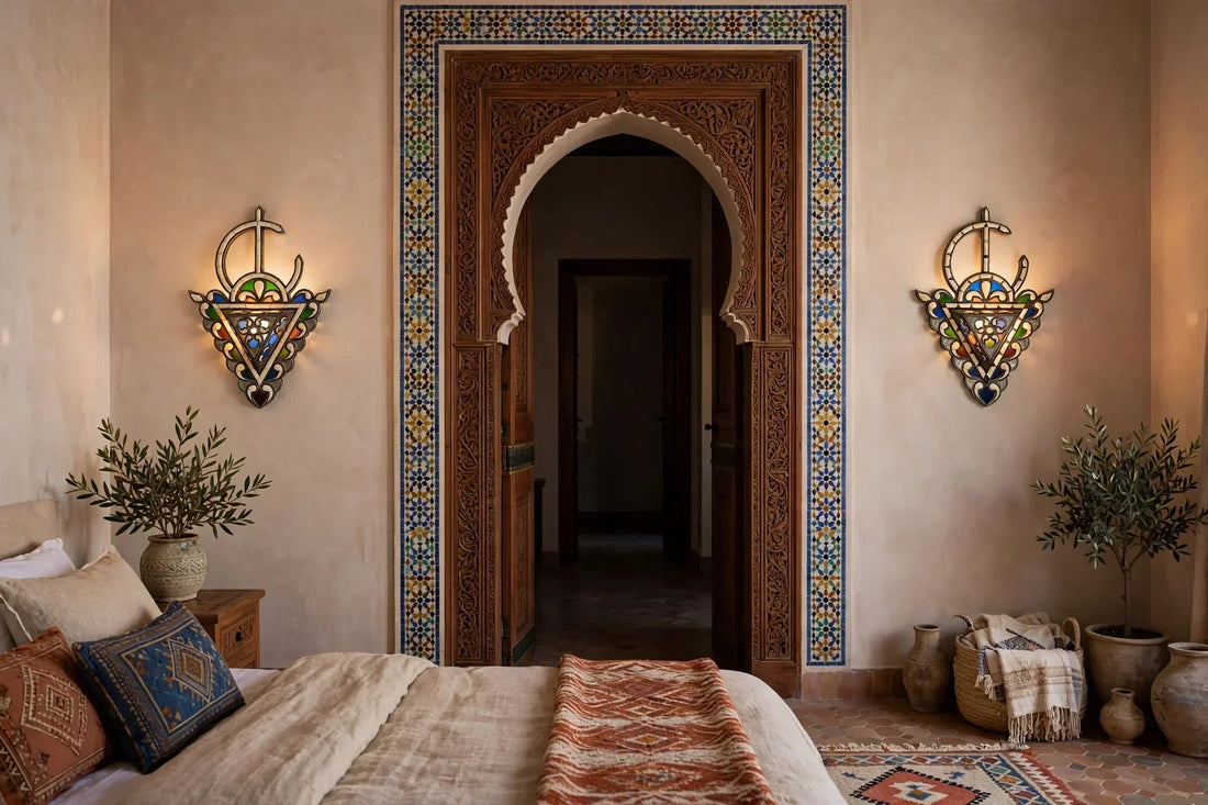 How a Moorish Geometric Door Shapes a Home