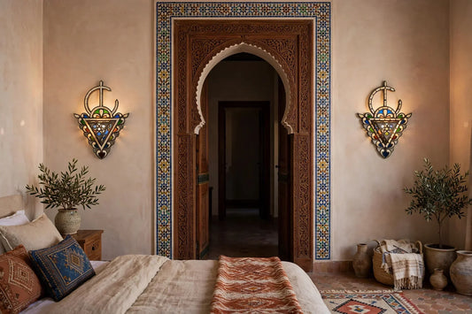 How a Moorish Geometric Door Shapes a Home
