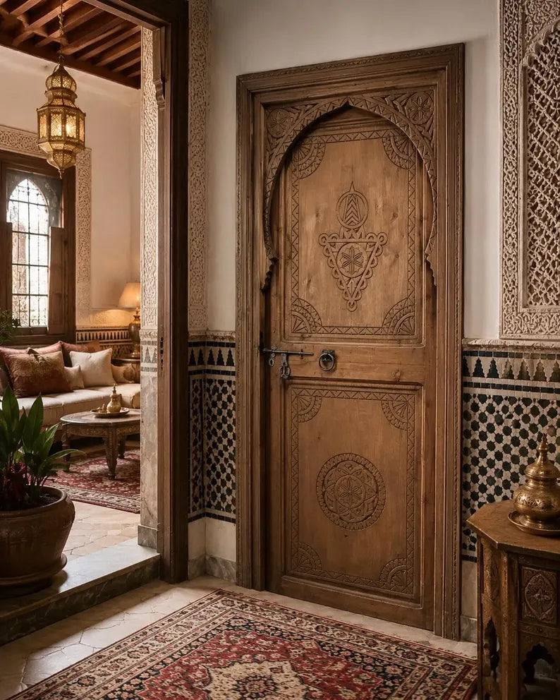 Choosing a Large Double Door With Moorish Presence