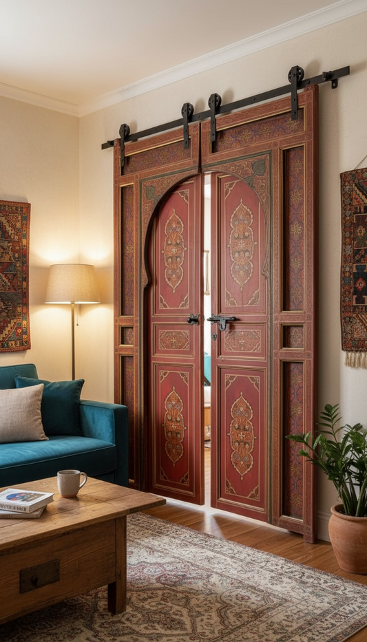 Moroccan Doors That Transform an Ordinary Entrance