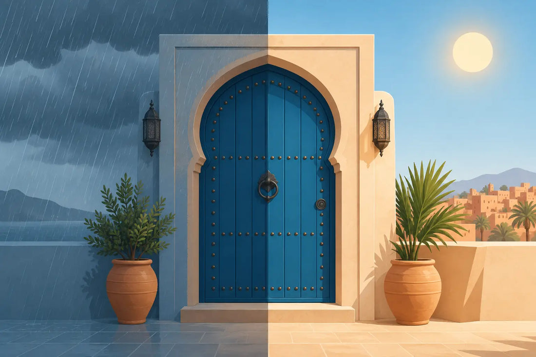 Are Moroccan Doors Weatherproof? What to Know
