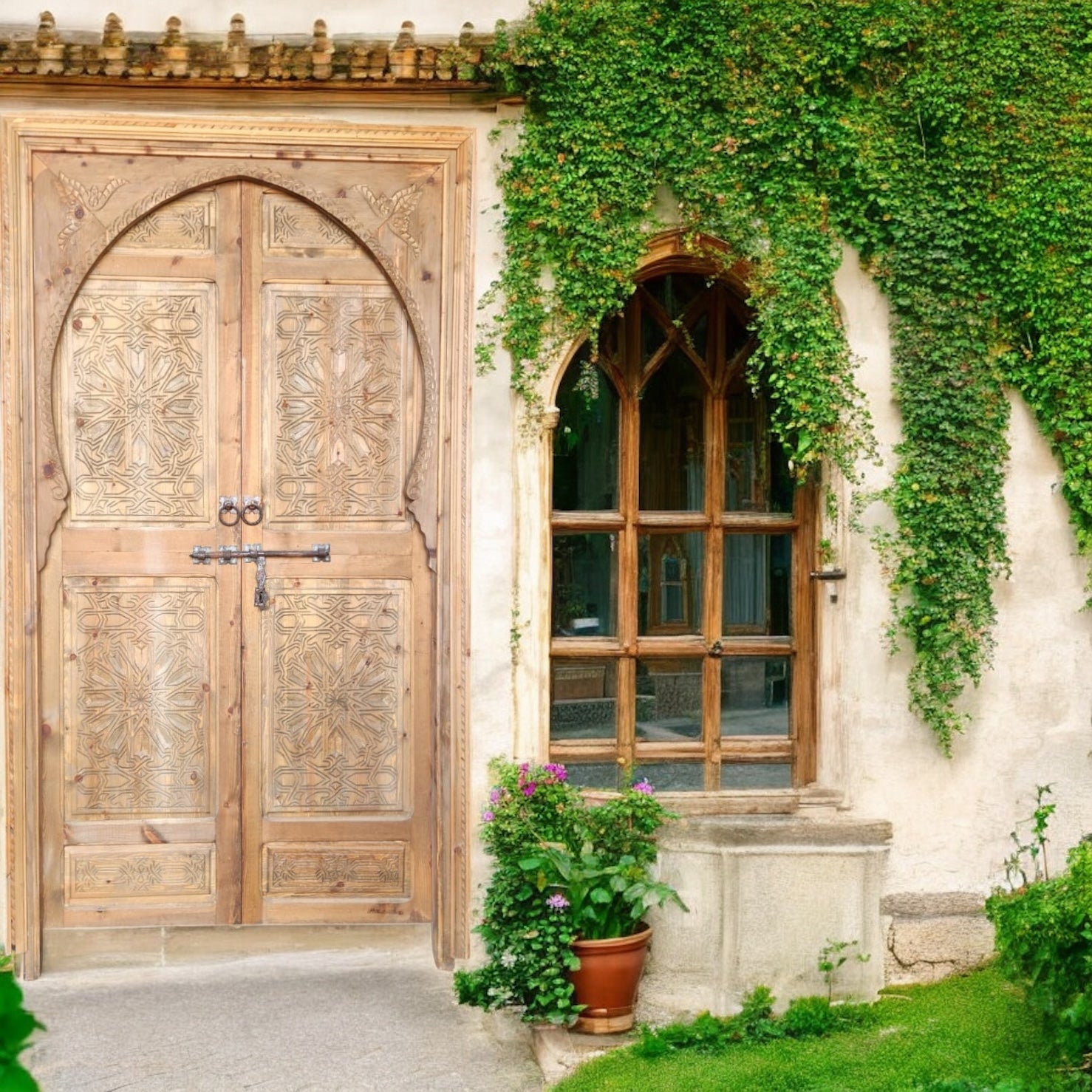Les portes du maroc en bois 