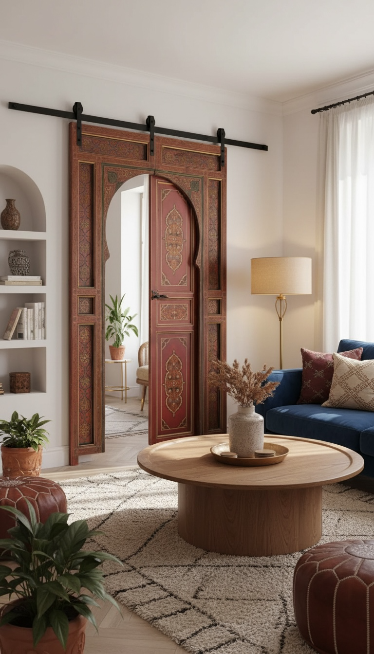 Andalusian painted door