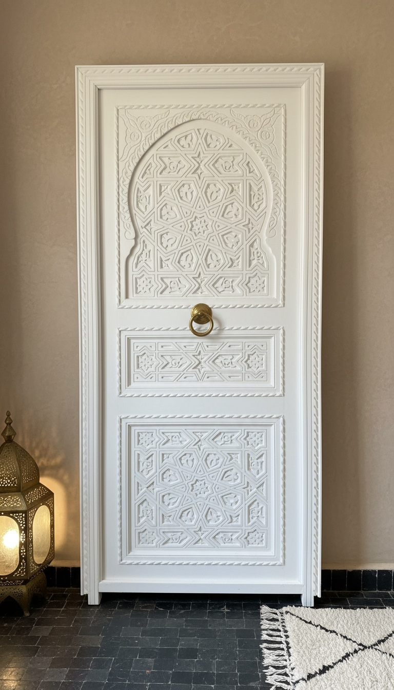 Cordoba white arch door