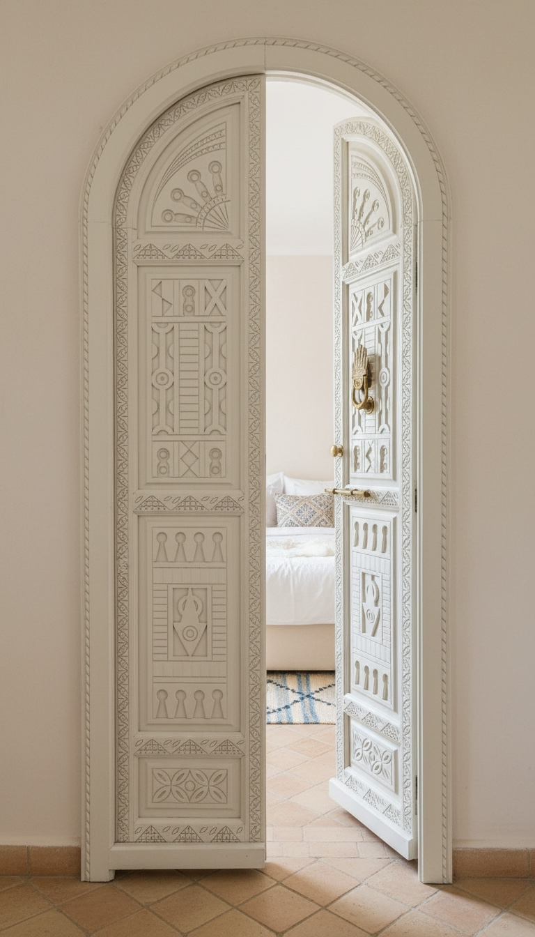 White cordoba door