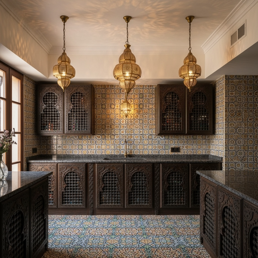 Old Medina custom kitchen cabinets