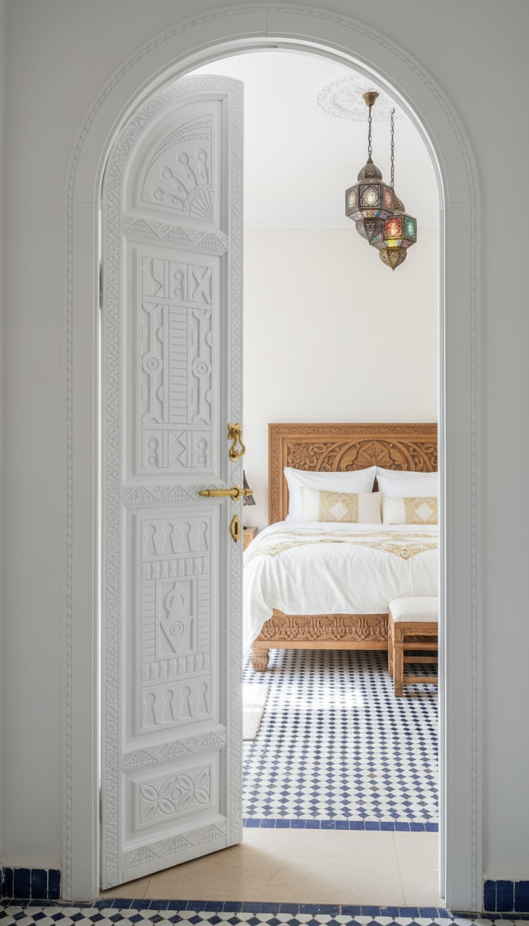 White cordoba door