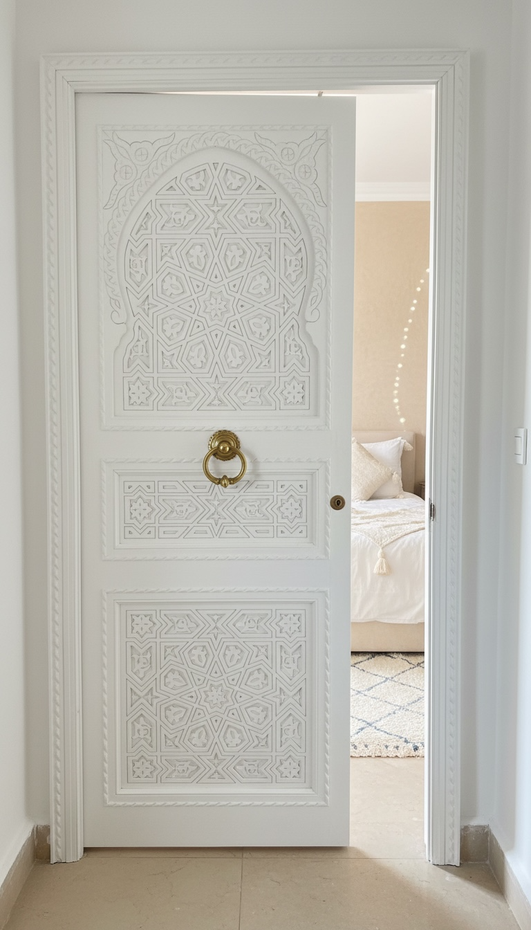 Cordoba white arch door