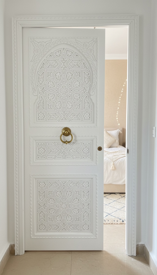 Cordoba white arch door