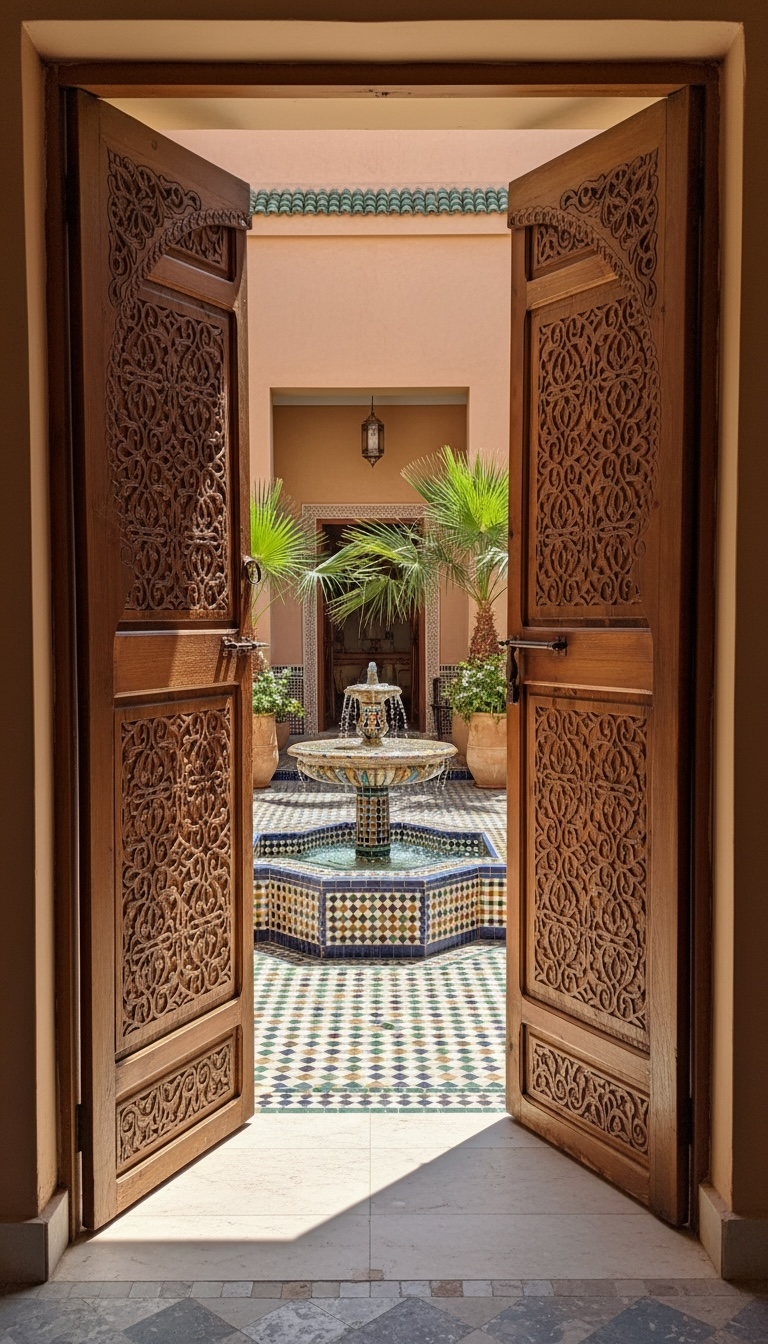 Grand moresque door