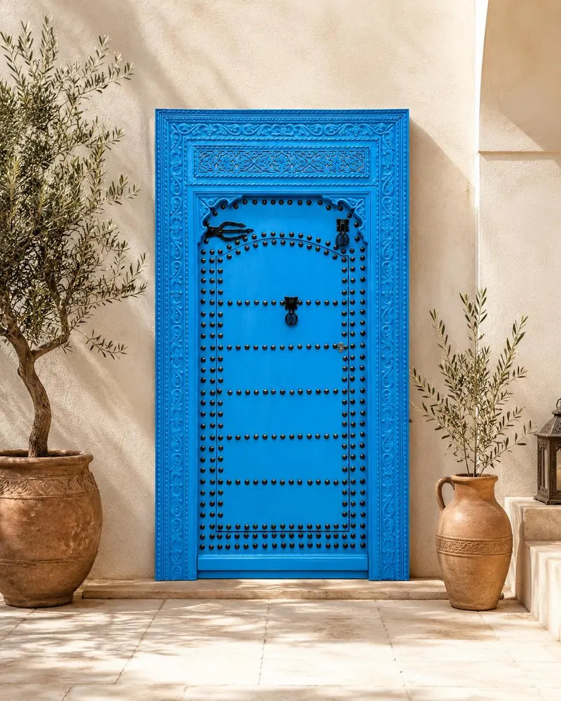 Mogador blue door