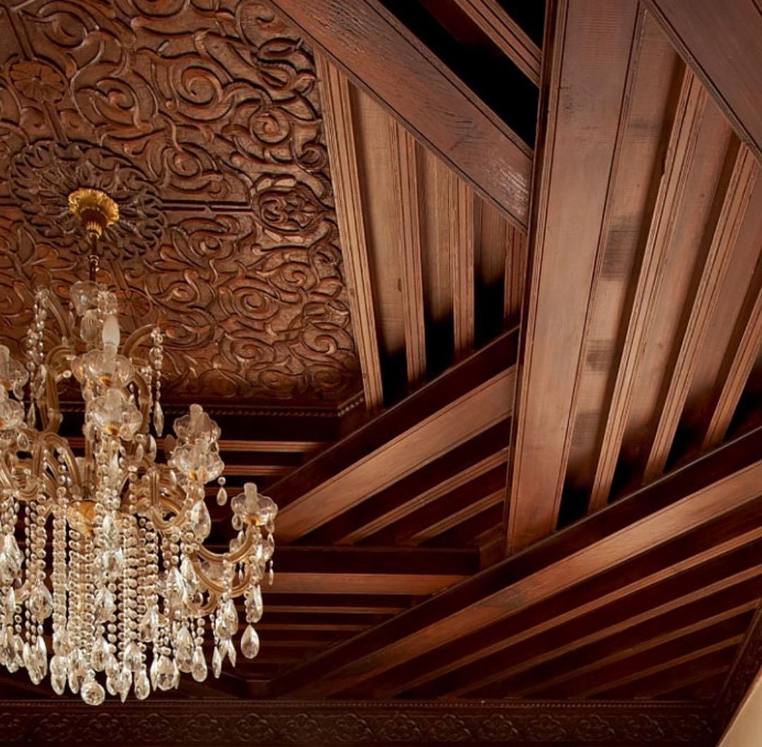 Moroccan luxury wooden ceiling panel