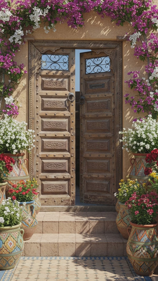Vintage Albassin door