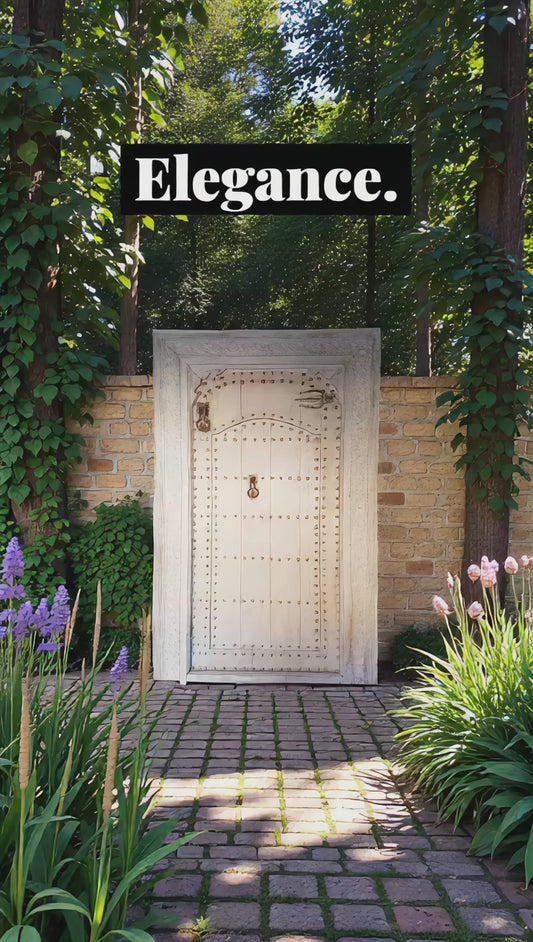 Large vintage marrakesh riad door