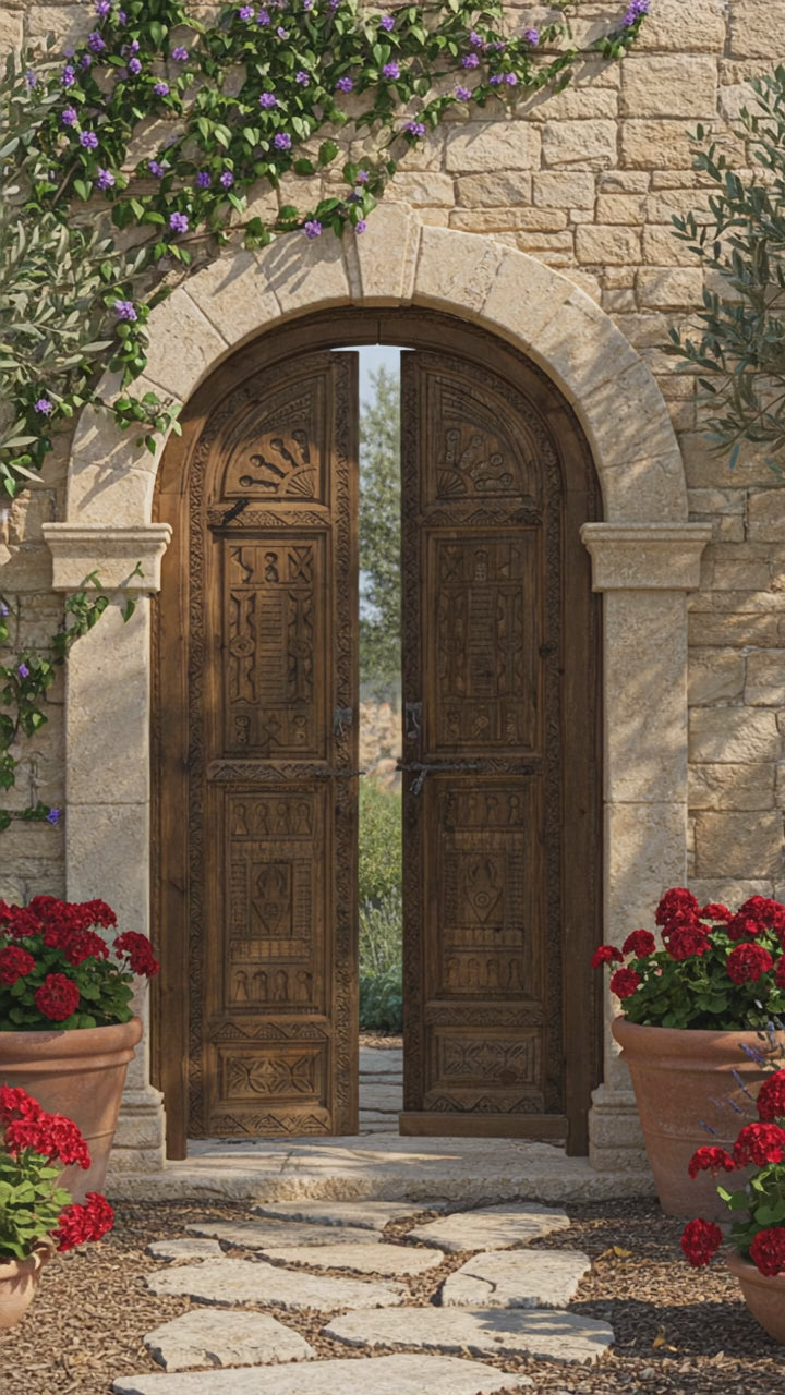 Cordoba dark old door